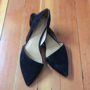 J. Crew velvet flats